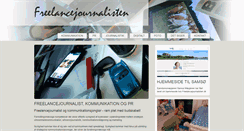 Desktop Screenshot of freelancejournalisten.dk